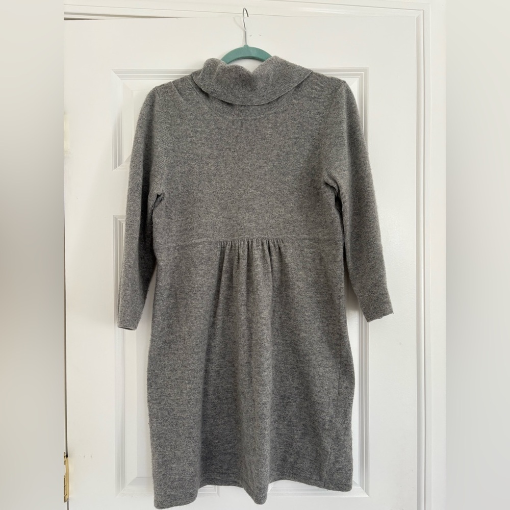 J. Crew Gray Sweater Casual Dress